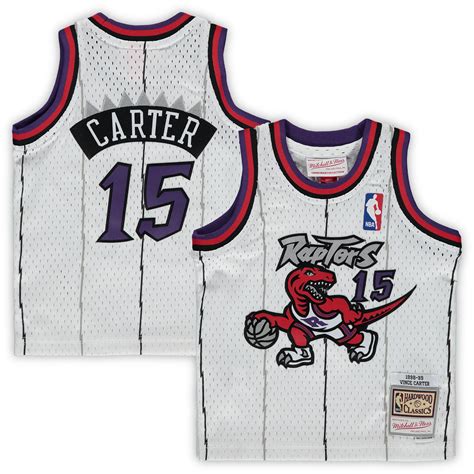 Infant Mitchell And Ness Vince Carter White Toronto Raptors 1998 99
