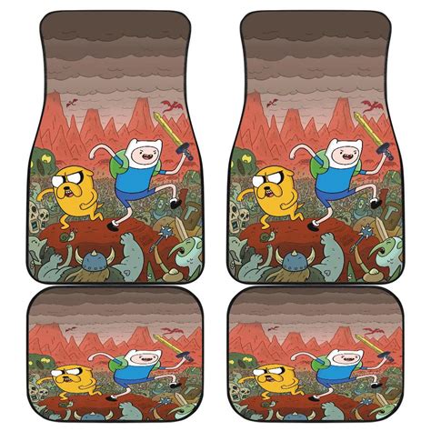 Adventure Time Front And Back Car Mats Us Bestchoosing