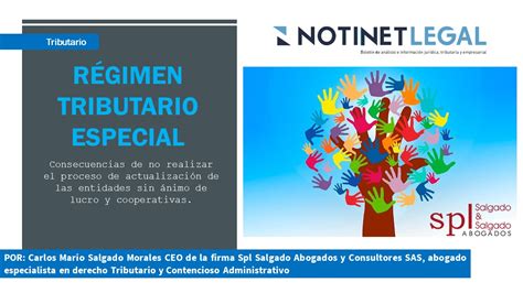 Notinet Legal El Abc Del Régimen Tributario Especial Actualización