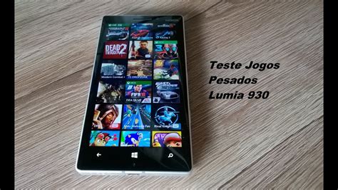 Teste 20 Jogos Pesados Nokia Lumia 930 Melhores Games Para Windows 8