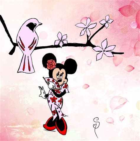 Japanese Minnie Mouse By Rapunzinette On Deviantart