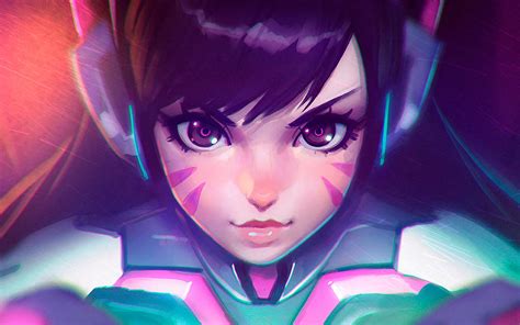 3840x2400 Dva Overwatch Art 4k 4k Hd 4k Wallpapersimagesbackgrounds