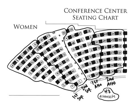 Seating Charts General Conference Multicultural Choir