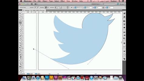 طريقة رسم شعار تويتر