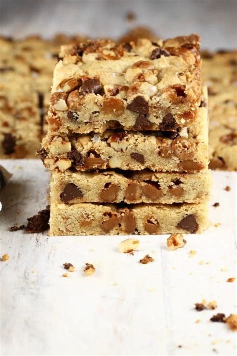 Salted Caramel Cookie Bars Easy Recipe Miss In The Kitchen