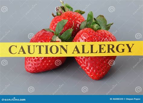 Strawberry Allergy Stock Photo Image 46088320