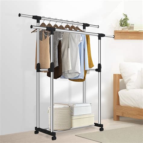 Maybe you would like to learn more about one of these? Rolling Clothes Rack Garment Rack Single Rail/Double Rail ...