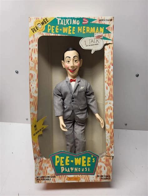Pee Wee Herman Talking Pull String Doll 1987 Mail