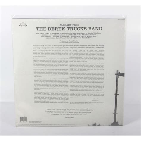 The Derek Trucks Band Already Free Rare Vinyl Lp Sealed Derek Trucks