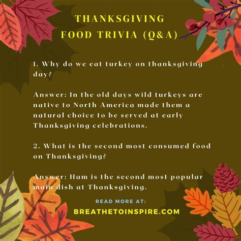 100 Thanksgiving Trivia Questions And Answers For All Ages Ultimate