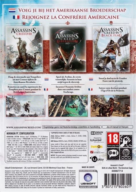 Assassin S Creed The Americas Collection Windows Box Cover Art