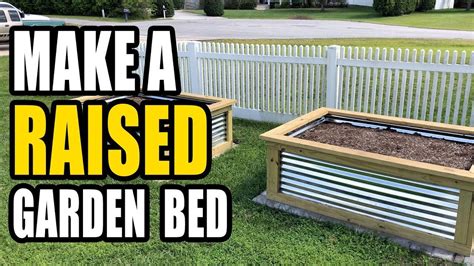 So, if you are looking for a place to start with garden beds this would probably be a good fit. Building a Raised Garden Bed with Corrugated Steel ...