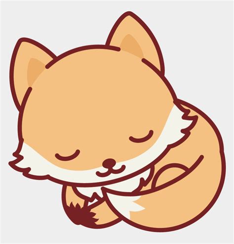 Sleeping Nerdy Fox Cute Fox Cartoon Cliparts And Cartoons Jingfm