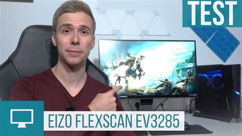 Eizo Flexscan Ev3285 Test 315 Zoll Ultra Hd Monitor Youtube