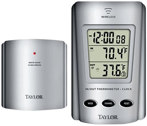Taylor Wireless Indooroutdoor Thermometer