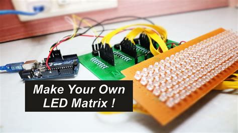 Make Your Own Led Matrix 8 Steps With Pictures Instructables