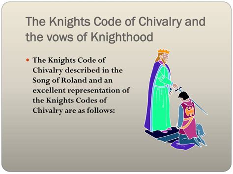 Ppt Knights Code Of Chivalry Powerpoint Presentation Free Download