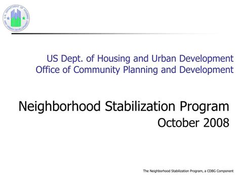 Ppt Us Dept Of Housing And Urban Development Office Of Community