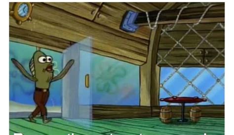 Pictures Of Spongebob Memes Walking Into Crusty Crab Imagesee