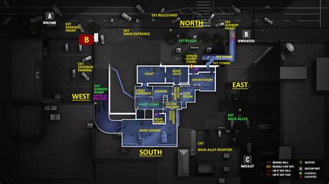 Rainbow Six Siege Maps And Callouts - Rainbow Six Siege Map Callouts - Maping Resources