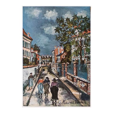 1950s After Maurice Utrillo Parisian Street Scene First Edition Full