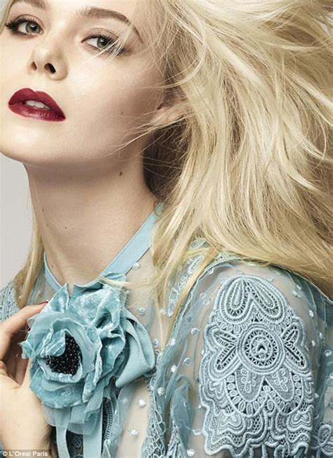 Loreal Paris Names Elle Fanning Its Newest Spokesperson Daily Mail