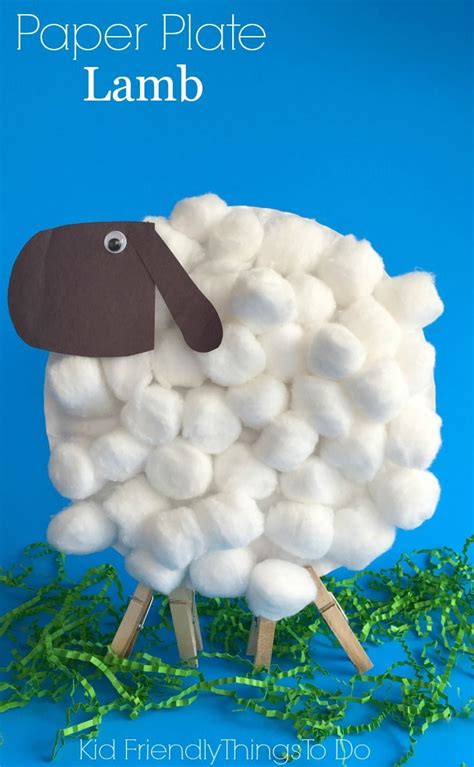 Easy Paper Plate Lamb Craft For Kids Diy Crafts For Kids Lamb Craft