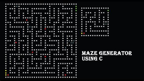 C Random Maze Generator Algorithm Ascsecritic