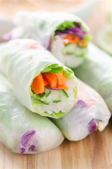 Fresh Spring Rolls With Spicy Peanut Sauce Lifes Ambrosia