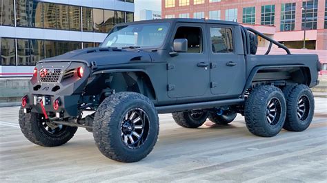 So Flo Jeep Turns The Gladiator Into A 6x6 Pickup Truck