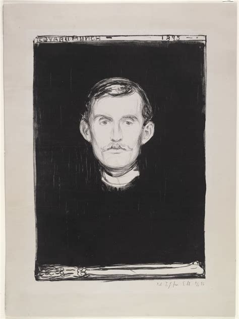 Edvard Munch Self Portrait 1895 Signed 1896 Moma Edvard Munch