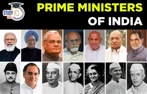List Of Prime Ministers Of India 1947 To 2024 Current Pm