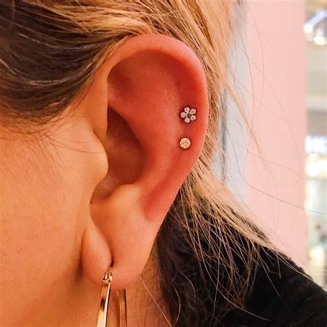 A Trend We Are Loving Lately Is Double Helix Piercings You Can Really