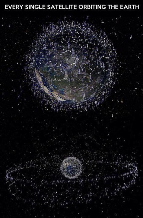 Satellite Maps Every Satellite Orbiting Earth In A Single Image Bgr