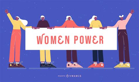 Women Power Womens Day Illustration Vector Download