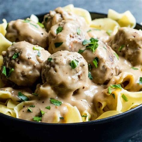 Easy Swedish Meatballs In Sauce Recipe Home Made Interest