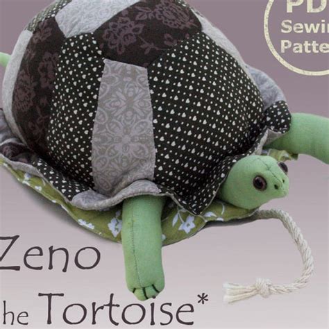 Turtle Softie Pdf Sewing Pattern Interactive Softie That Goes Etsy Uk