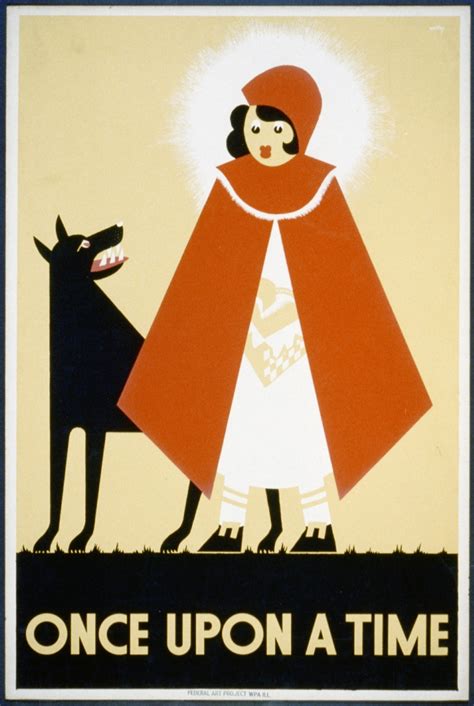 Filelittle Red Riding Hood Wpa Poster Wikipedia The Free