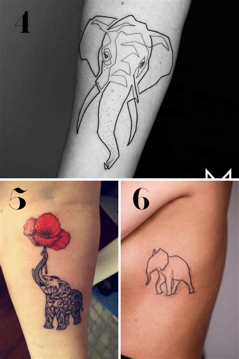 top 132 linked elephant tattoo
