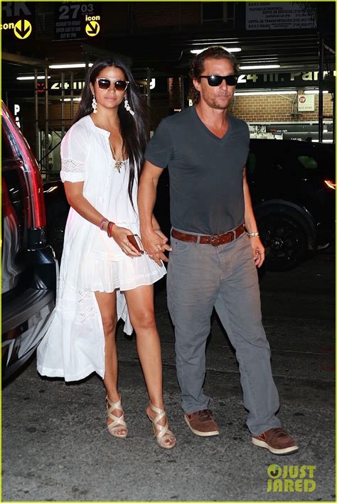 Matthew Mcconaughey And Wife Camila Alves Hold Hands On Date Night In Nyc