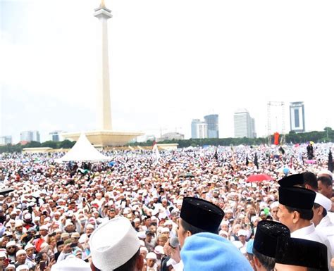 Gerakan 212 Dinilai Politis Bagaimana Efek Elektoral Jokowi Prabowo
