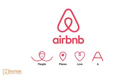 Airbnb Logo People Places Love A Text Logo Design Typo Logo Design Graphic Design Logo