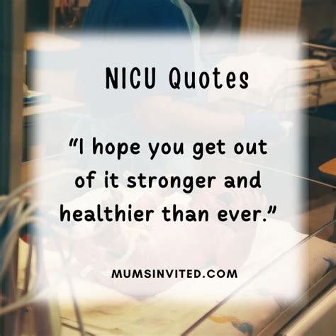 41 Nicu Quotes To Help You Get Through The Rough Times Mums Invited