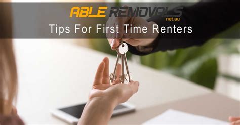 Top Tips For First Time Renters - Able Removals