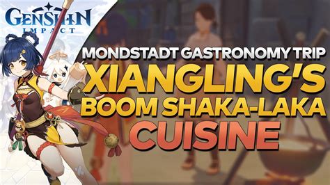Mondstadt Gastronomy Trip Xiangling Story Quest Cbt Edition Youtube