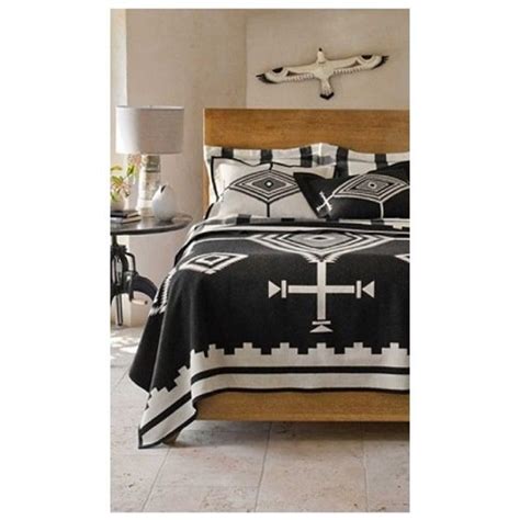 Pendleton Los Ojos King Size Wool And Cotton Blanket Bed Bath