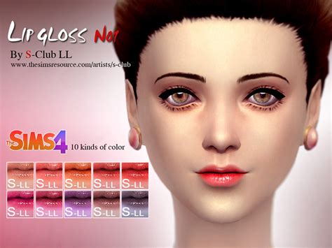 The Sims Resource S Club Ll Thesims4 Lipstick Lowsheen 01