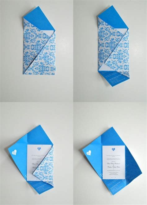 Für diesese briefkuvert benötigt man lediglich ein blatt din a4 papier. Briefumschlag falten in verschiedenen Größen & Formen - 12 ...