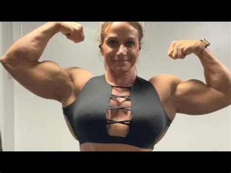 Hot Muscle Girl Flexing Her Huge Biceps Girl Flexing Muscle Girl YouTube