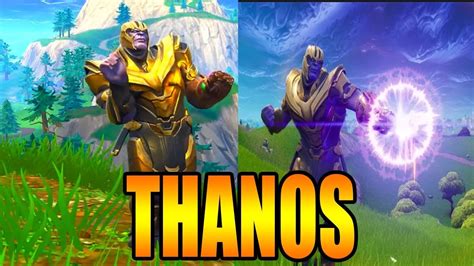 New Thanos Fortnite Gameplay Youtube